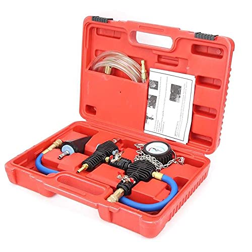 Cooling System Vacuum Purge & Coolant Refill Kit with Carrying Case for Car SUV Van Cooler Vacuum Purge Tool
