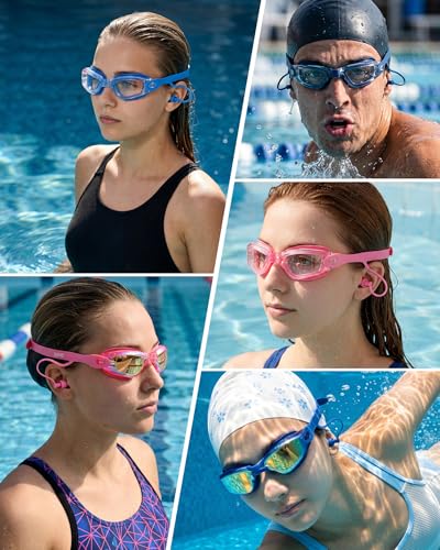Aegend Swim Goggles, Swimming Goggles No Leaking Full Protect Adult Youth - color: Pink