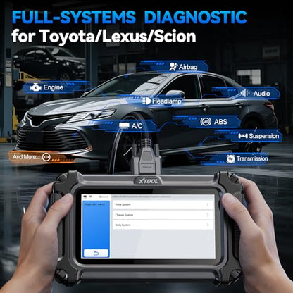 XTOOL IP500 for Toyota OBD2 Scanner, Full Systems Bi-Directional Scan Tool for Toyota/Lexus/Scion with Multi-in-One Live Data Graph, All Reset Services-(Injector Coding/EPB/ABS), Lifetime Free Update