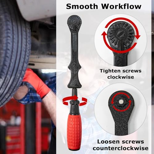 EPS Recall Cap Starter Tool Compatible with Honda Acura, 10 Minutes to Remove Steering Threaded Cap, Efficient Grease Addition, With Phillips Screwdriver and Spare Gear Kit