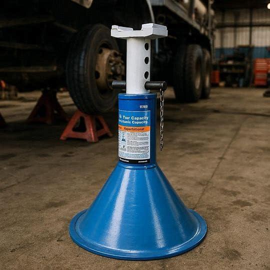 OTC 1778B 12-Ton Capacity Low Profile Jack Stand Features a Wide, Spun Steel Base that Won't Dig or Sink Into Asphalt or Sand and a Generous 19 to 29-1/2" Height Range; Sold Individually