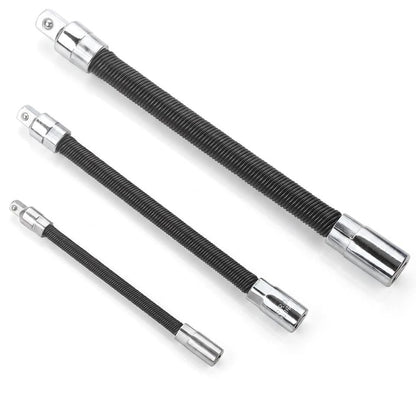 360° Electric Wrench Sleeve Universal Extension Rod, 2026 New Flexible Shaft Extension High Torque Spring Steel Extension, Flex Reach Extensions Bar for Tight Spaces, Automotive, DIY Projects