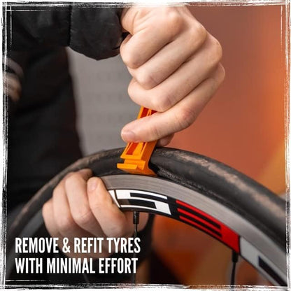 Tru-Tension | Tire Monkey | Tire Lever | Only One Tool Needed to Change Any Tire | Bicycle Tools & Accessories - style: Clean & Lube Bundle