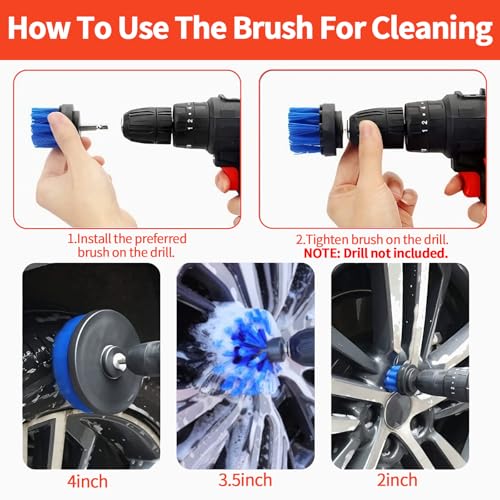 23Pcs Car Wash Kit,62" Car Wash Brush Mop with Long Handle,Car Cleaning Kit,Car Detailing Brush Set,Car Wash Bucket with Filter,Windshield Window Squeegee for Cars RV Truck Boat