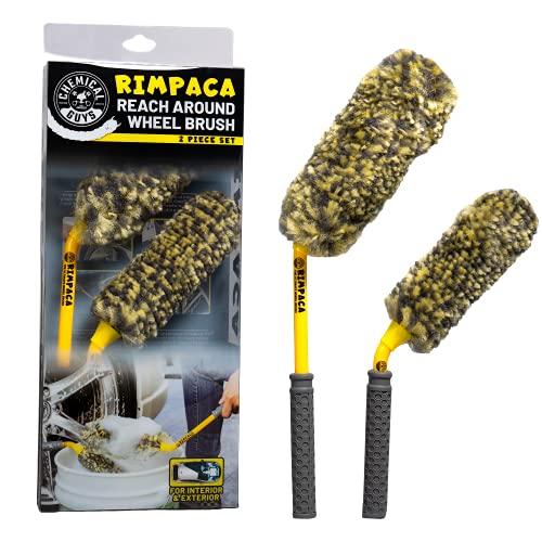 Chemical Guys ACC615 Rimpaca Reach Around Ultimate 2 Piece Wheel Brush Set (Rimpaca Wheel Cleaners) - style: 2 Piece Set