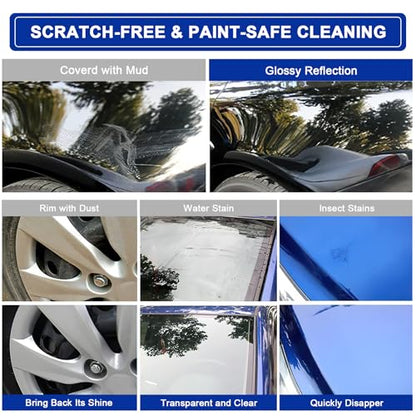 Clay Towel Auto Detailing 4 Pack - Fine Grade Microfiber Car Chamois Towel - DIY Detail Clay Bar Alternative(Blue) - color: Blue, size: 4 Pack