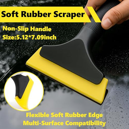 Heat Gun for Vinyl Wrap Tool Kit-2000W Variable Temp Hot Air Gun for Car Window Tinting, Shrink Tubing, Paint Removal, Epoxy Resin Heavy Duty Electric Tool with Squeegee, Cutter, Magnet & Spray Bottle - color: yellow&black