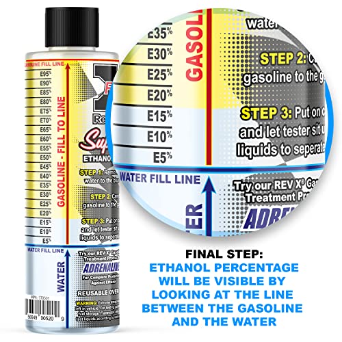 REV X E85 Super Tester - Reusable Gasoline Ethanol Testing Kit
