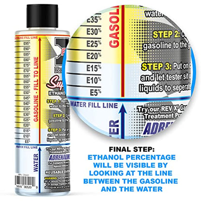 REV X E85 Super Tester - Reusable Gasoline Ethanol Testing Kit
