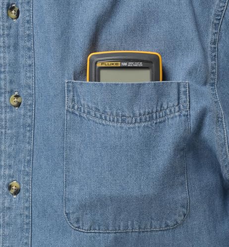 Fluke 106 (U.S.) Palm-Sized Digital Multimeter, CAT III 600V | CAT III 600V - size: 142 mm x 69 mm x 28mm, style: 106 U.S.