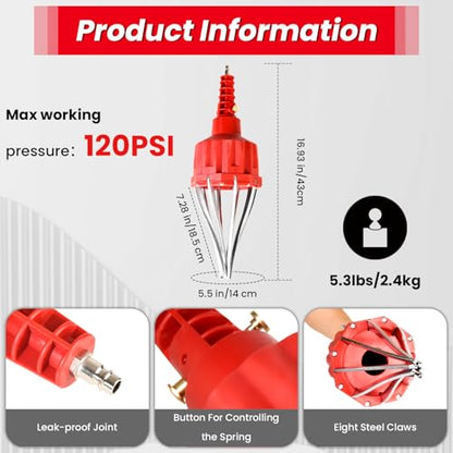 Pneumatic CV Joint Boot Installation Tool Kit Universal Pneumatic CV Boot Expander Tool CV Axle Boot Spreader Removal with Clamp and CV Boot Compatible with BMW UTA ATV