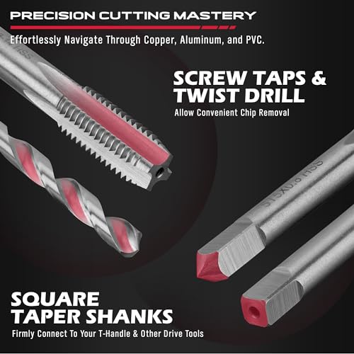 SEDY Helicoil Thread Repair Tool Kit: 320-Piece Metric SAE Heli Coil Rethreading Insert Drill Bits Spark Plug Automotive Engine Motor Stud Bolt Tap Universal Threaded Restorer Restoring Rethread - size: 320-Pc SAE & Metric Master Kit