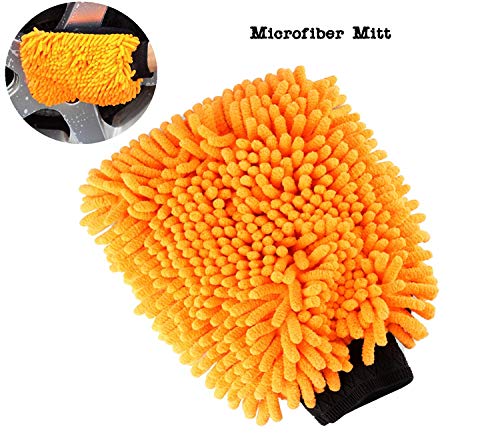 SCRUBIT 2 Pack Car Wash Mitt – Scratch-Free Car Sponges for Washing, Dual Sided Wash Mitts for Car Washing - Premium Car Washing Sponge for Cars, Trucks, and Boats