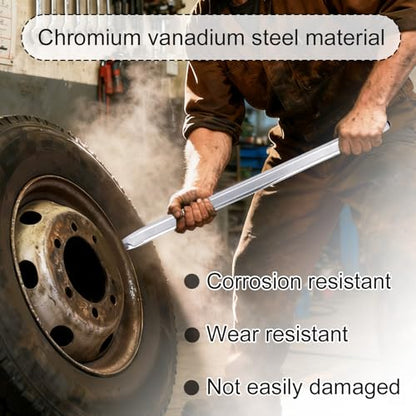 2pcs 50cm/20in Tire Iron Spoons, Heavy Duty Tire Lever Bar Bead Lifting Tool Tires Changer Removal Tool Changing Set for Cars Dirtbike Motorcycles for Tires Charger Machine