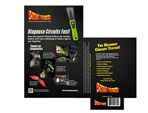 Power Probe 3 Circuit Tester, Supplies Power & Ground (PP3CSGRN) - color: Green - Limited Edition