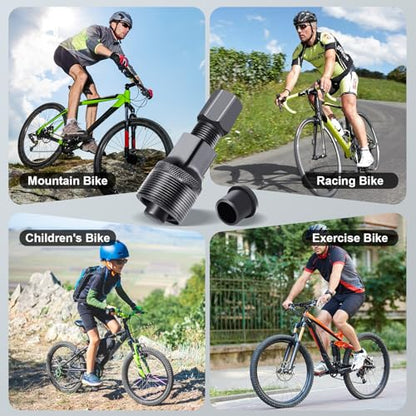 Crank Puller, Bike Crank Removal Tool, Crank Puller Bike Tool for Square Taper and Splined Cranks,Bike Crankset Arm Removal Tool for Maintenance, Repair, Cycling Power Bottom Bracket Tool