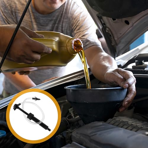 iplusmile 1set Automotive Fluid Transfer Pump Kit Heavy-duty Manual Siphon Hose for Oil and Adaptable for Cars and Boats Design for Applications Includes Versatile Attachments