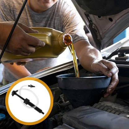 iplusmile 1set Automotive Fluid Transfer Pump Kit Heavy-duty Manual Siphon Hose for Oil and Adaptable for Cars and Boats Design for Applications Includes Versatile Attachments