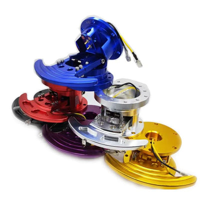 Tilt Racing Steering Wheel Quick Release Hub Kit Adapter Body Removable Snap Off Boss Kit (Blue) - color: BLUE