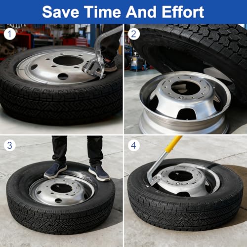 Tire Hammer Tire Bead Breaker and Tire Mount Demount and Tire Iron Tool for Tire Changing Tool Tire Changer Kit - style: Tire Bar+Tire Hammer+Tire Changing