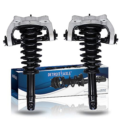 Detroit Axle - 2 Front Quick Struts for Chrysler Sebring Cirrus Dodge Stratus Plymouth Breeze Complete Strut & Coil Spring Assembly Replacement Ready Strut Shock Assembly - size: 171565L_171565R/PAIR