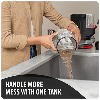 Dirt Devil Portable Spot Cleaner Machine for Carpet and Upholstery | Powerful Suction Spot Cleaning Machine with Versatile Tools, Pair with Dirt Devil Portable Cleaner Solution - style: Portable Spot