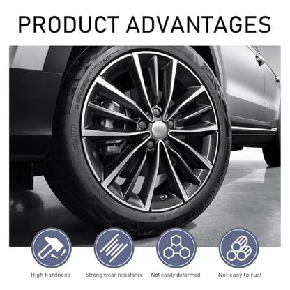 MLY 7 Spline Lug Nut Key, Lug Nut Socket, Wheel Lock Removal Tool for 19 mm(3/4 Inch) & 21 mm(13/16 Inch), Hex Socket Wrench Replacement for Wheel LugNut Drive Lock (Black) - size: 7 Spline