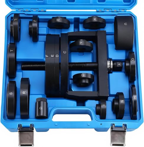 FreeTec Master Wheel Bearing Removal Tool, Wheel Hub Removal Tool Set Fits for Most Vehicles, C to U Sizes Back and Front Wheel Bearing Remover and Installer Tool Kit