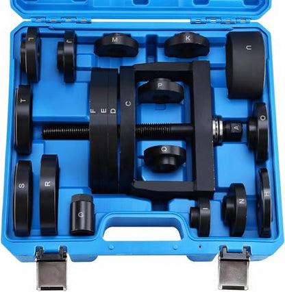 FreeTec Master Wheel Bearing Removal Tool, Wheel Hub Removal Tool Set Fits for Most Vehicles, C to U Sizes Back and Front Wheel Bearing Remover and Installer Tool Kit