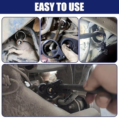Inner Tie Rod Tool Removal Kit, Tie Rod End Removal Tool, Universal Inner Tie Rod Hex Wrench Repair Removal Tools 27-42mm, Multifunctional Inner Tie Rod Tool Car Accessories for Cars Trucks