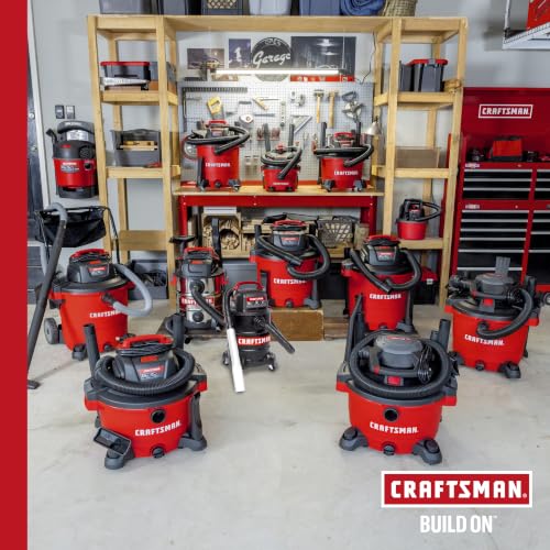 CRAFTSMAN CMXEVBE18695 16 Gallon 6.5 Peak HP Wet Dry Shop Vacuum - size: 16 Gallon 6.5 Peak HP w/Diffuser