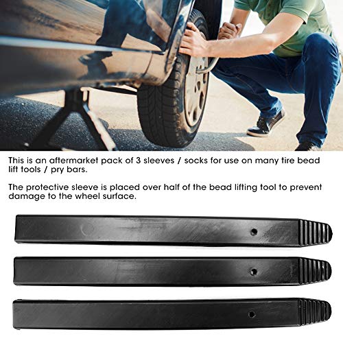 Tire Bead Lift Tool Protector, 3Pcs Changer Lever Cover Scratch Guard Sleeve for Pry Bar Rim Protection Nylon Durable Anti Scratch Wheel Surface Protection Universal Fit