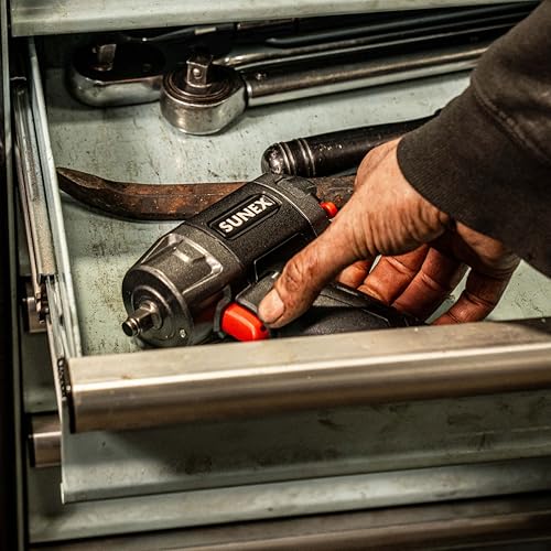 SUNEX Tools SX3802 3/8” Drive Magnesium Composite Impact Wrench - style: 3/8” Drive Impact Wrench