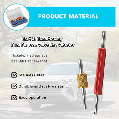 16PCS Car AC Fuel Line Disconnect Tool Set with Storage Box,1/4" 5/16" 3/8" 1/2" 5/8" 3/4" 7/8" Master Quick Disconnect Tool Kit,Fuel Lines & Transmission Oil Cooler Lines for Most Vehicles