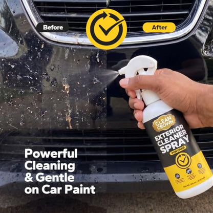 Exterior Cleaner Spray for Cars (10.14 Fl Oz), All Purpose Degreaser & Spot Remover for Sap, Road Grime, Tar, and Stains, Detailing Spray Safe on Paint, Glass, Chrome, Plastic & Trim