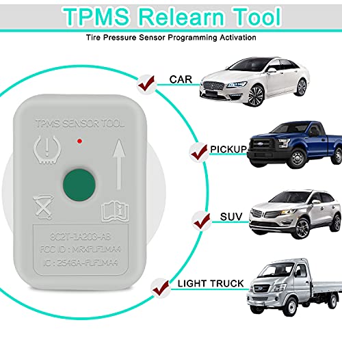 JDIAG TPMS Sensor Tool, TPMS Relearn Tool for Ford F150 Lincoln Mercury Auto TPMS Reset Sensor Programming Training Tools Tire Pressure Monitoring System (TPMS-19 / 8C2Z-1A203-A)