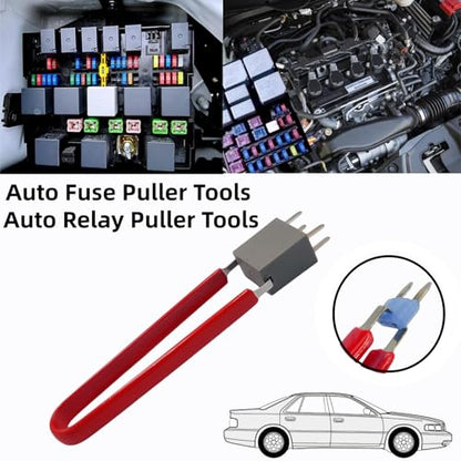 11-Inch Extra Long Needle Nose Pliers with Fuse Puller, Long Reach Heavy Duty Cr-V Steel, Non-Slip TPR Grip, Wire Cutter, for Electrician, Automotive Repair, Jewelry Making, Electronics, 3D Printing