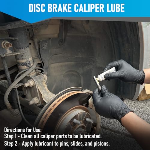 Brake Caliper Compression Tool.Heavy Duty Caliper Piston Compressor Tool with 10mm Socket and Brake Caliper LUB