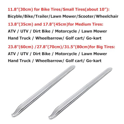 Dr.Roc 2 x 31.5 inch Tire Changing Tool with 4-Way Tool Set Tire Removal Tools Tire Spoons Tire Irons Tire Tool Tire Levers for Bike Motorcycle Dirt Bike Lawn Mower Scooter ATV UTV - size: 31.5 inch