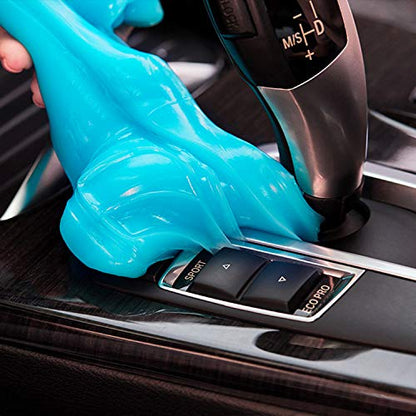 PULIDIKI Car Cleaning Gel Car Cleaning Putty Car Putty Auto Detailing Tools Car Slime Cleaner Dust Cleaning Gel for Car Interior Cleaner Car Cleaning Supplies Cleaning Kit Car Accessories Blue 2Pack - color: Blue(2Pack)