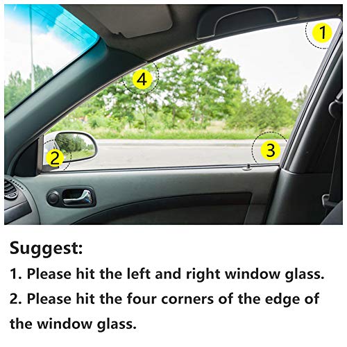 MOTORBUDDY Car Safety Hammer 2-Pack, Auto Emergency Escape Hammer with Window Breaker and Seat Belt Cutter, Striking Red Emergency Escape Tool for Car Accidents - color: Light Red