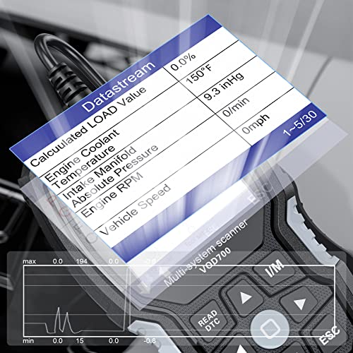 ANCEL VOD700 All System OBD2 Scanner Fits for Volvo Car Code Reader Full Function Diagnostic Scan Tool ABS Bleeding Injector Oil ETC SRL BMS EPB TPMS Reset Tool
