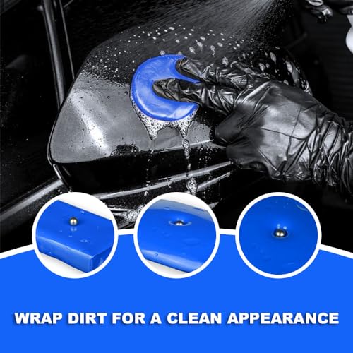 2PCS Car Clay Bar, Auto Detailing Magic Clay Bar Cleaner, Premium Grade Clay Bars, Auto Clean Wash Bars with Washing and Adsorption Capacity, Car Accessories Clay Bar for Cleaning Car (2PCS)