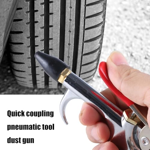 20Piece Professional Air Compressor Accessory Kits with Recoils Hose and Blow Guns for Inflation and Cleans Attachments