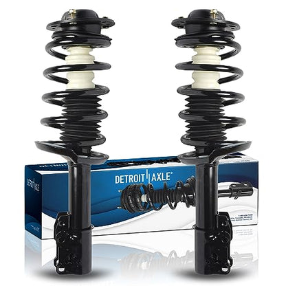 Detroit Axle - 2 Front Struts w/Coil Spring for 2004-2012 Chevrolet Malibu | 2005-2010 Pontiac G6 2007-2009 Saturn Aura, 2 Struts w/Coil Springs Assembly 2008 Replacement Shocks - size: 172199_172200/PAIR
