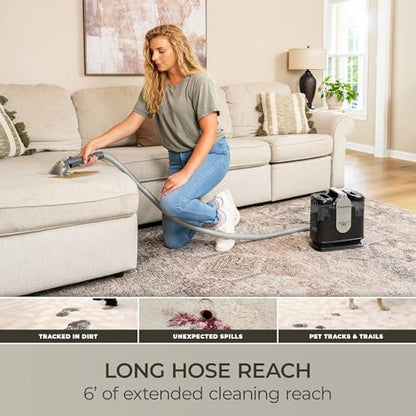 Kenmore SpotLite Go Pet Portable Carpet & Upholstery Spot Cleaner Machine | 16KPa Power Suction Lightweight Deep Cleaning for Pet Messes, Couch, Area Rugs and Car Seats - color: Pearl