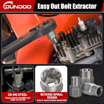 30PCS Screw Extractor Set & Bolt Extractor Set, Left Hand Drill Bit Set, Easy Out Extractor Set，Stripped Bolt Remover Tools，Cobalt HSS Steel Kit for Damaged, Rounded-Off Bolts, Screws, Nuts, Studs - size: 30PCS