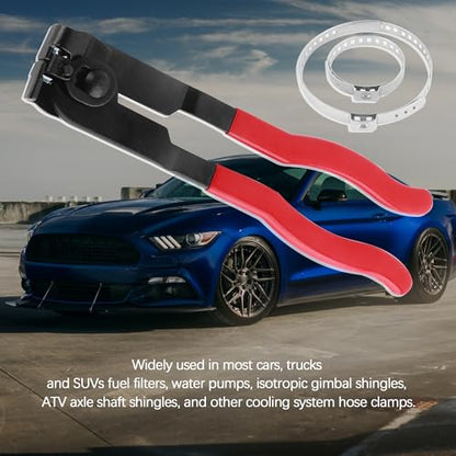 CV Boot Clamp Pliers Kit,10PCS CV Boot Clamp + 1PCS Ear Clamp Pliers,Universal Car Accessorie(Clamp Pliers/1PCS) - color: Clamp Pliers/1pcs