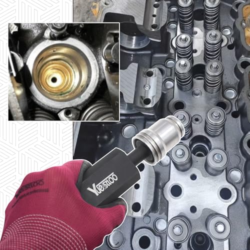 9U-6891 Injector Sleeve Cup Remover & Installer Tool Kit | Compatible with CAT Caterpillar C10 C12 C15 C16 C-18 3406E Engines, 6 PCS Fuel Injector Sleeve Removal Installation Tools - size: 6pcs