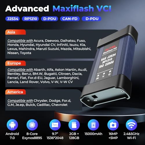Autel MaxiSys MS909 Intelligent Scanner: 2026 MS909 Same as Ultra MS919, Up of MS908S PRO II Elite II PRO, Motor TruSpeed Repair as Ultra S2, Topology 2.0, ECU Programming, 40+ Resets, 3K+ Test